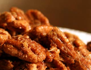 Pecans açucarados