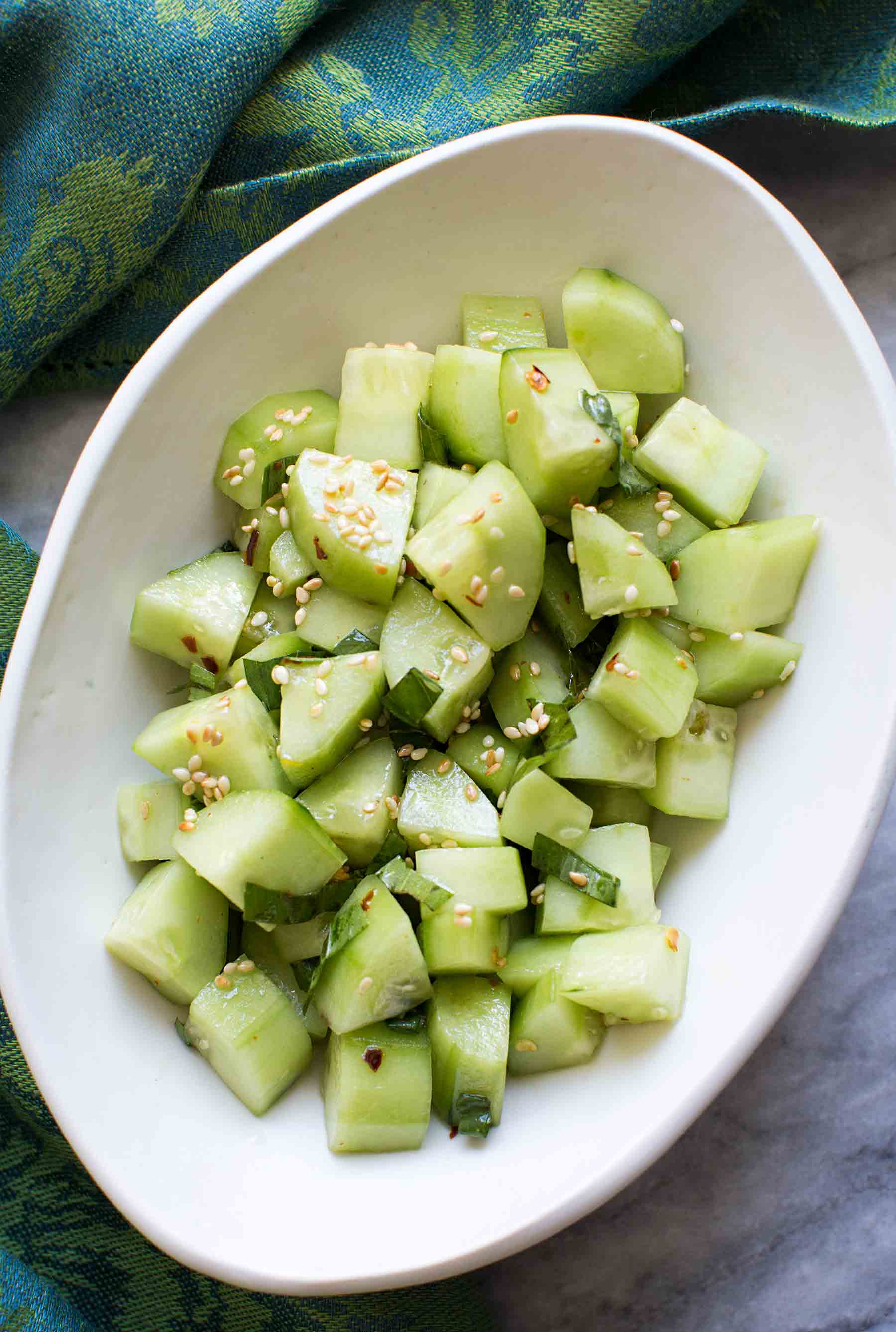 Sesame Cucumber Salad