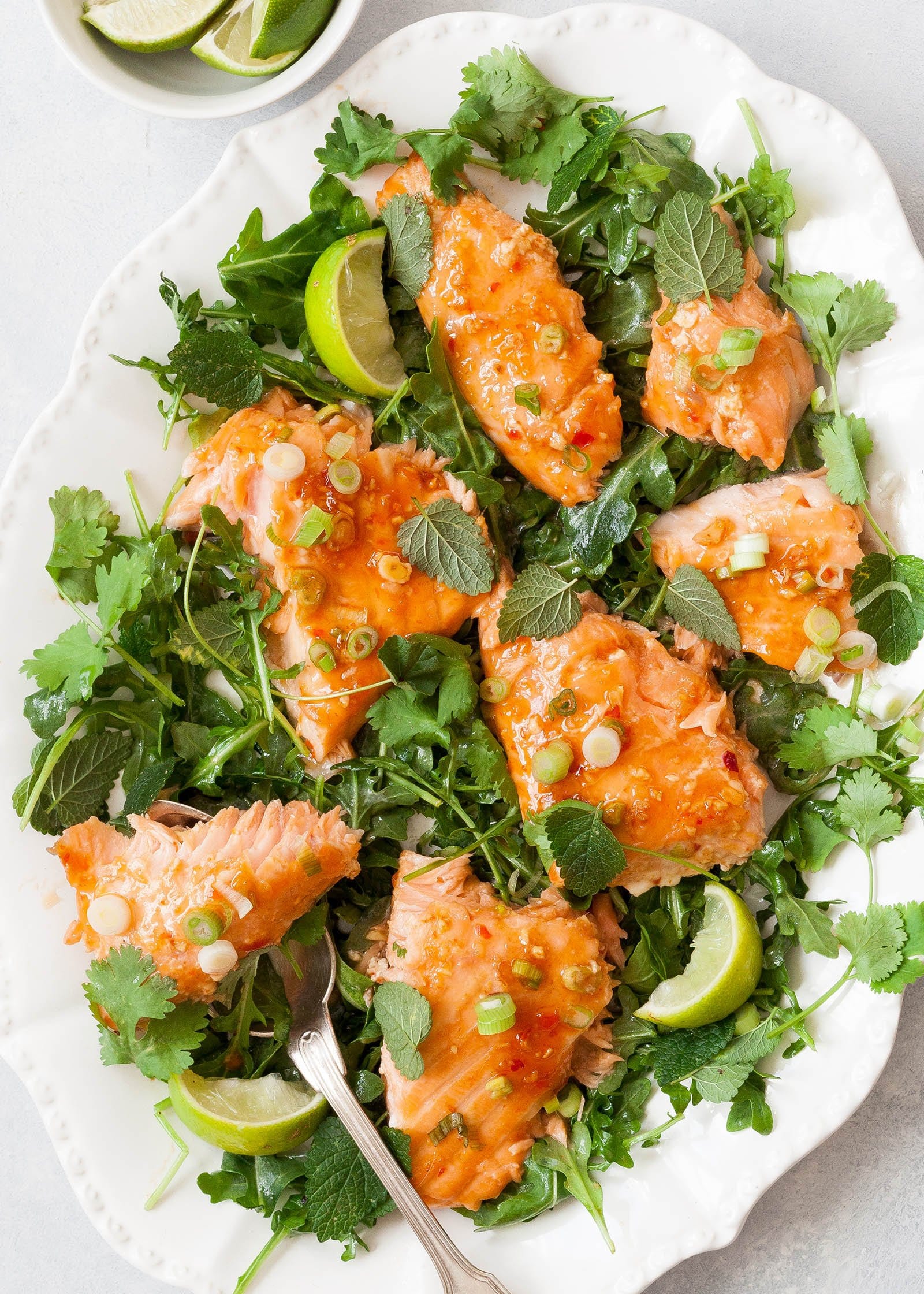 Slow-Roasted Salmon with Sweet Chili Glaze