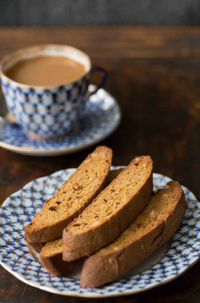 Ginger Almond Biscotti