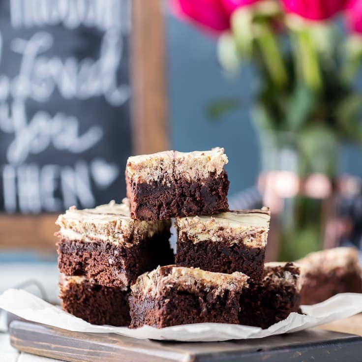 Karamellgrädde -brownies (karamellbrownies med gräddeis)