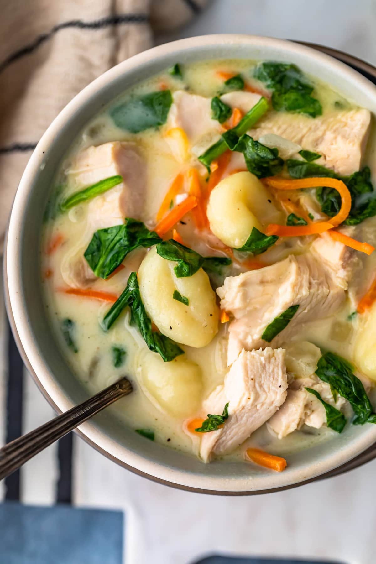 Krämig kycklinggnocchi -recept (olivträdsoppa)
