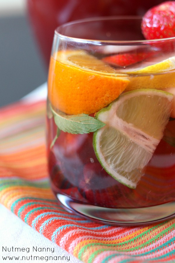 Mousserande sommar Sangria