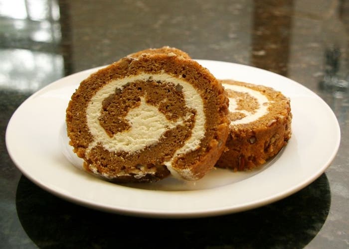 Pumpa pionono recept fylld med färskost