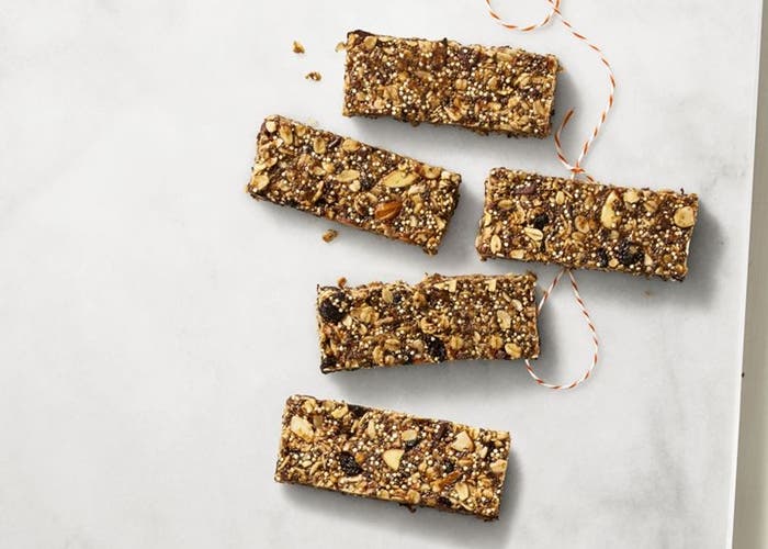 Quinoa, havregryn och chia pinnar, steg för steg recept