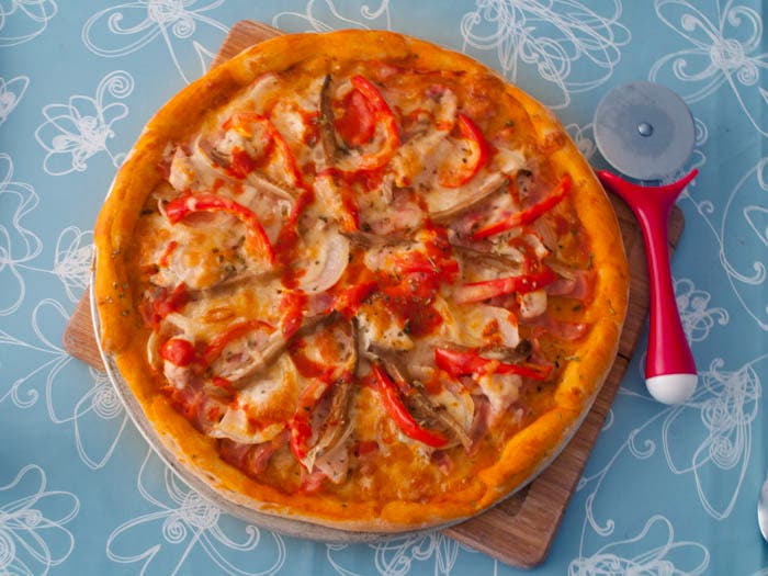 Svamp pizza recept