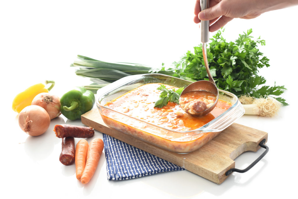 Vita bönor med chorizo