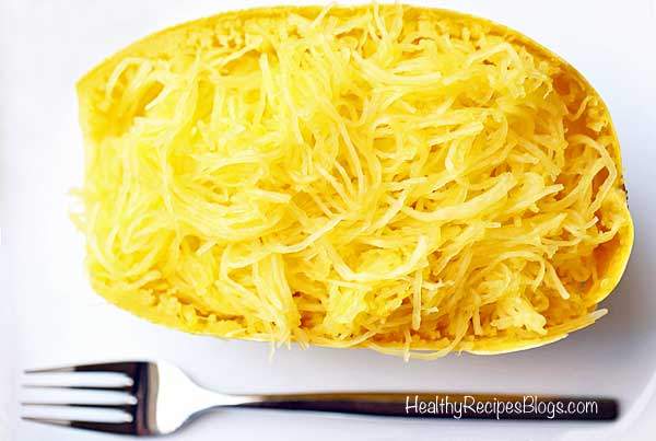 Microwave Spaghetti Squash