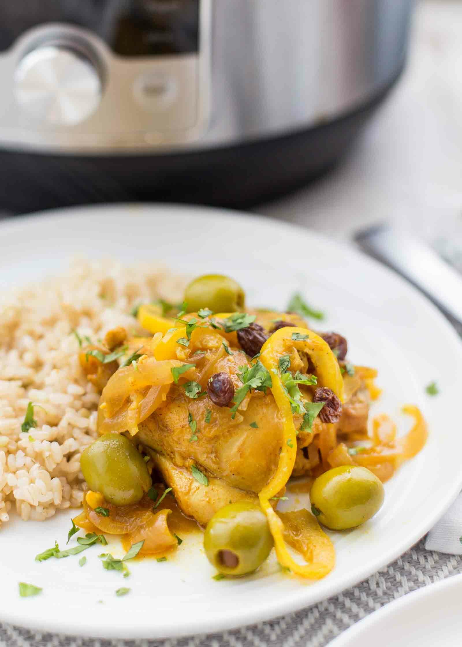 Morrocan Chicken in the Pressure Cooker