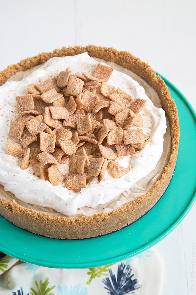 Cinnamon Toast Crunch Ice Cream Pie | El pequeño epicúreo