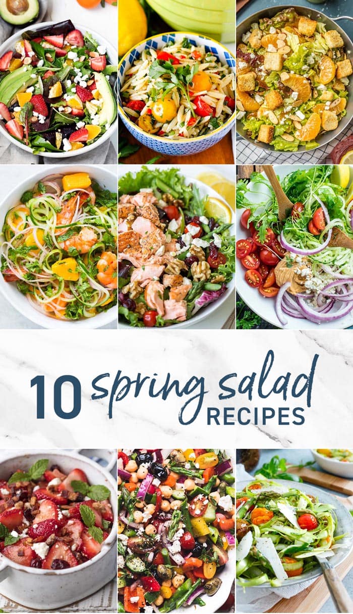 10 recetas de ensalada de primavera