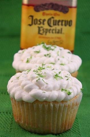 These margarita lime curd filled cupcakes are a drink in dessert form. Packed full of flavor, filled with homemade lime curd and topped with lime zest frosting.