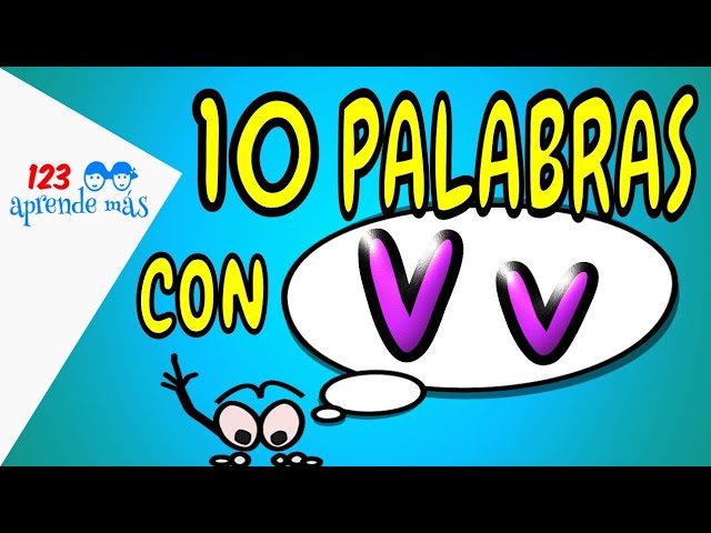 10 palabras con v