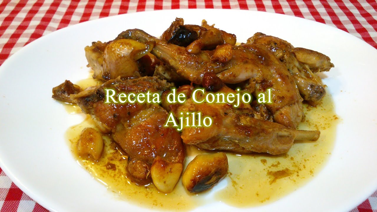 Como hacer conejo al ajillo