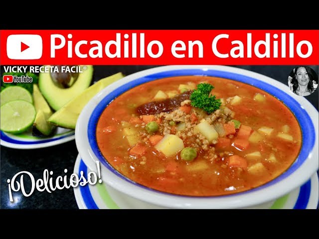 Como hacer sopa de picadillo