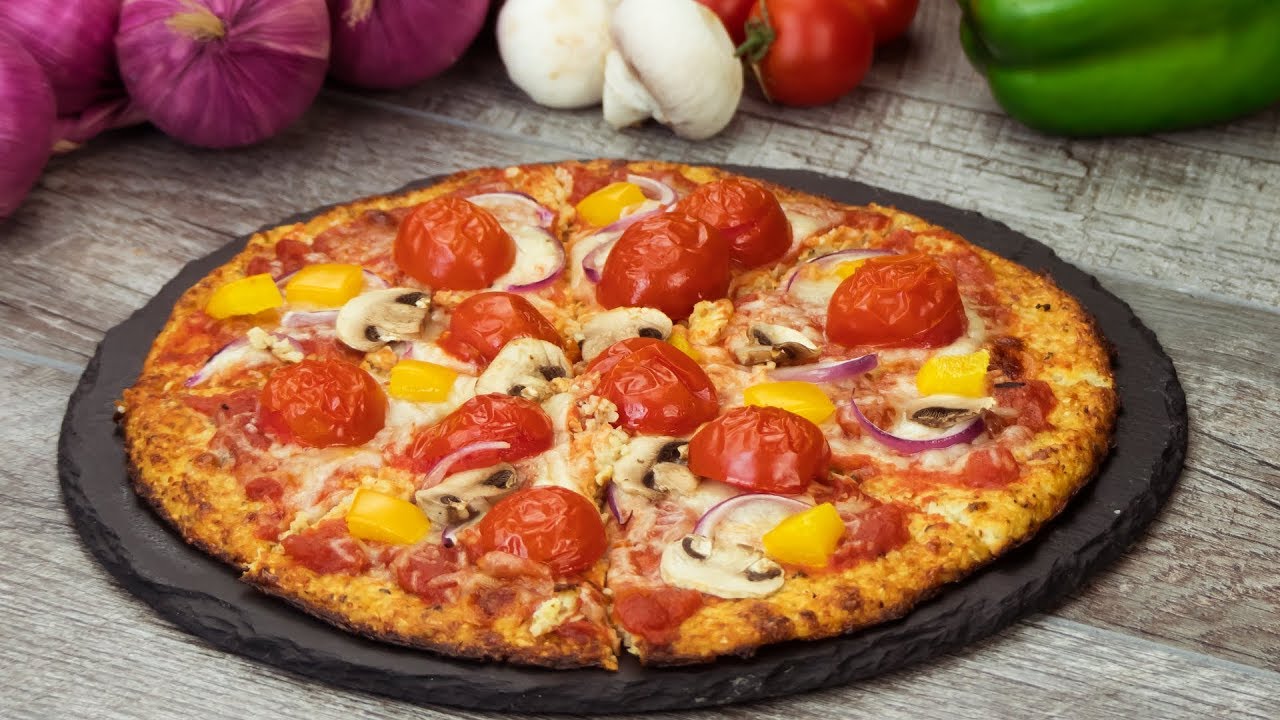 Masa de pizza de coliflor receta crujiente de ceto: 5 pasos sencillos 5 Masa de pizza de coliflor receta crujiente de ceto
