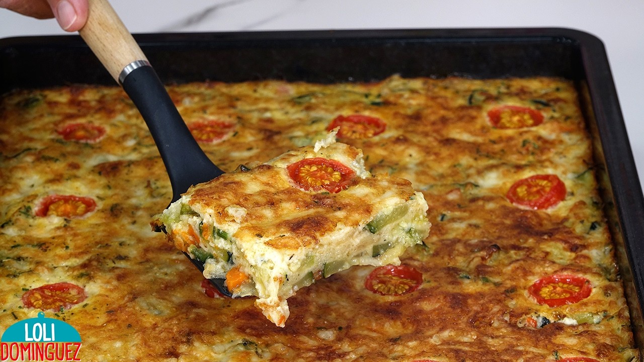 Pastel de calabacín blanco