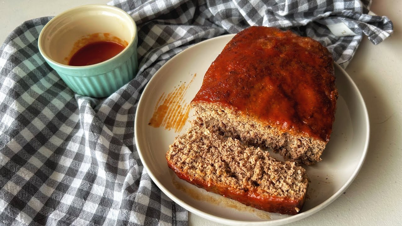 Pastel de carne molida de res receta fácil de keto
