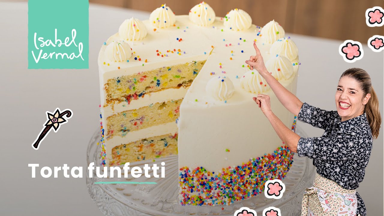 Tortas Funfetti desde cero en moldes!