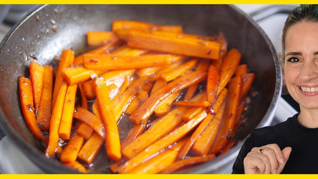 Zanahorias Salteadas con Cebolletas y Tomillo