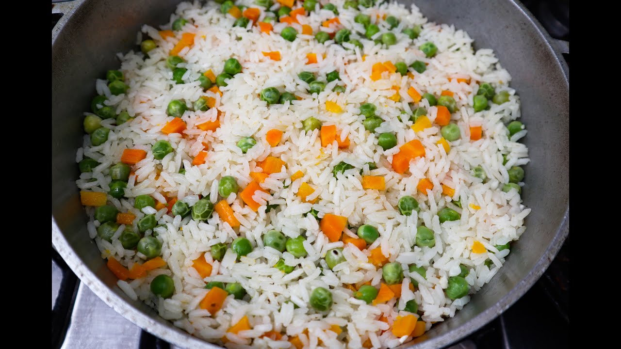 como hacer arroz primavera