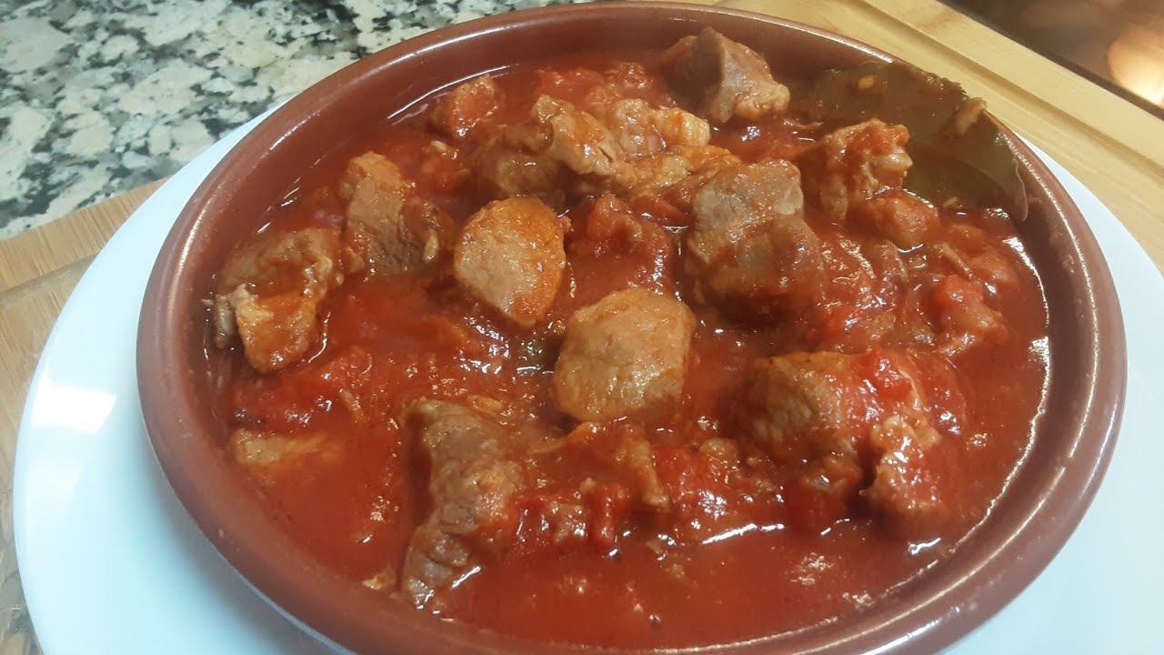 como hacer carne con tomate