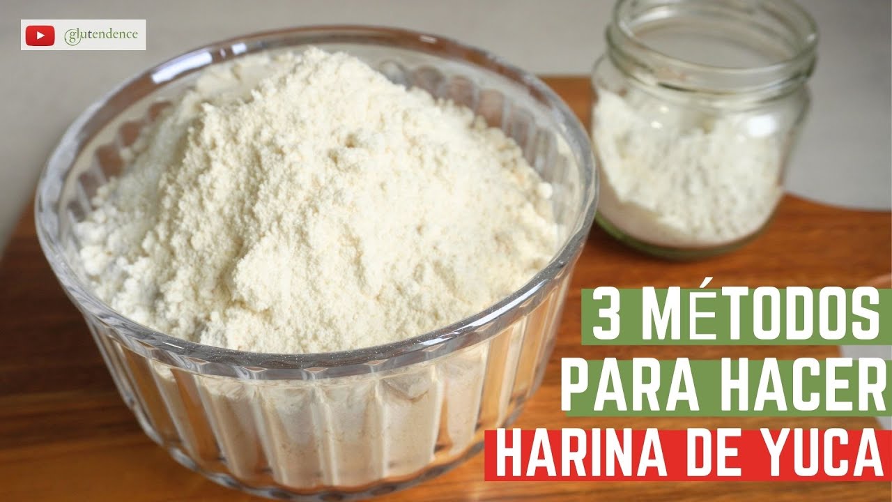 como hacer harina de mandioca