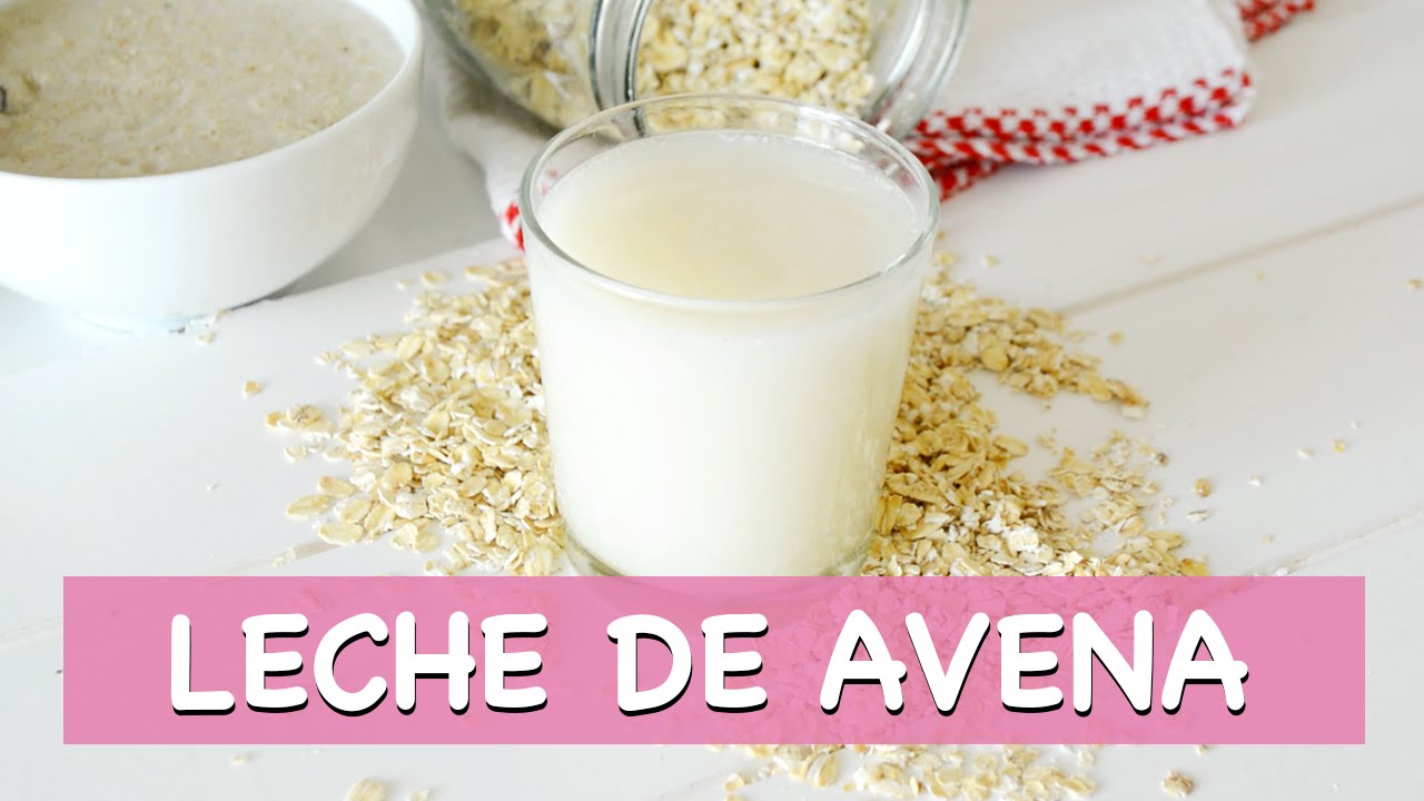 como hacer leche de avena