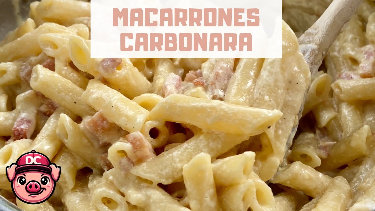 como hacer macarrones a la carbonara