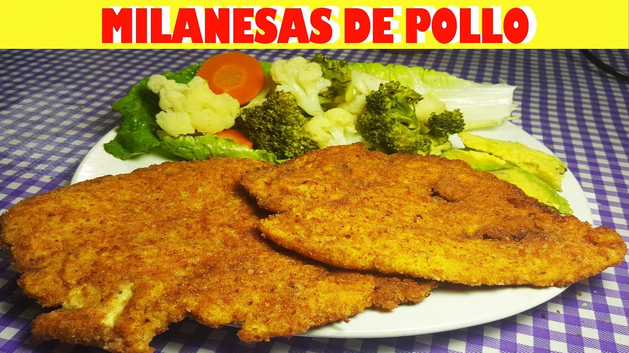 como hacer milanesa de pollo