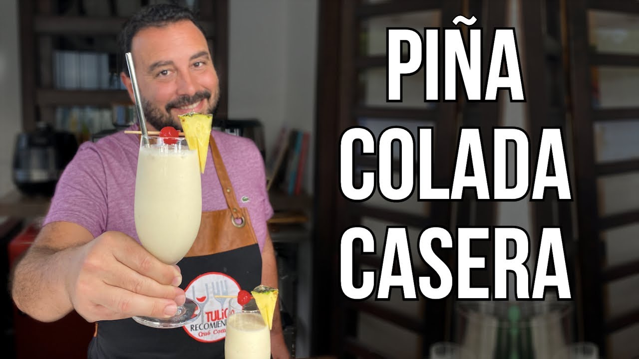 como hacer piña colada