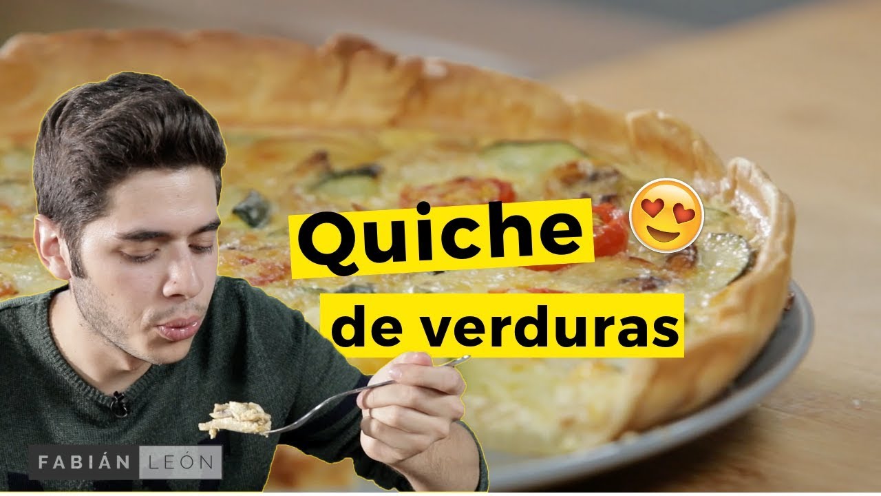 como hacer quiche de verduras