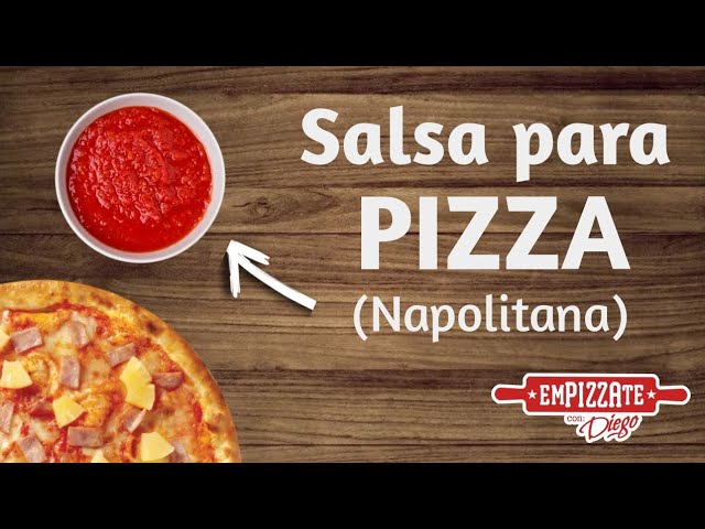 como hacer salsa de tomate para pizza