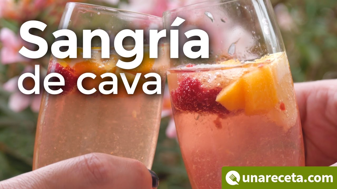 como hacer sangria de cava