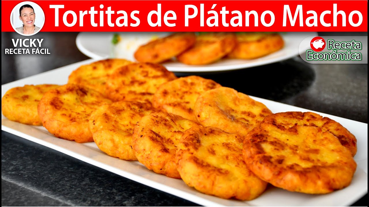como hacer tortitas de platano