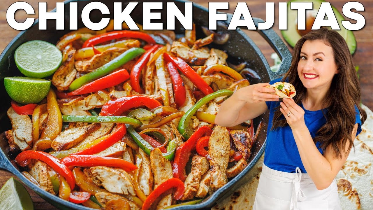 fajitas de pollo