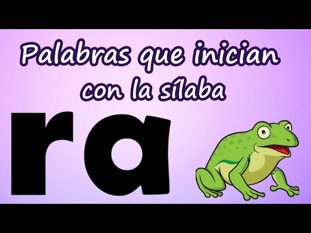 palabras con ra