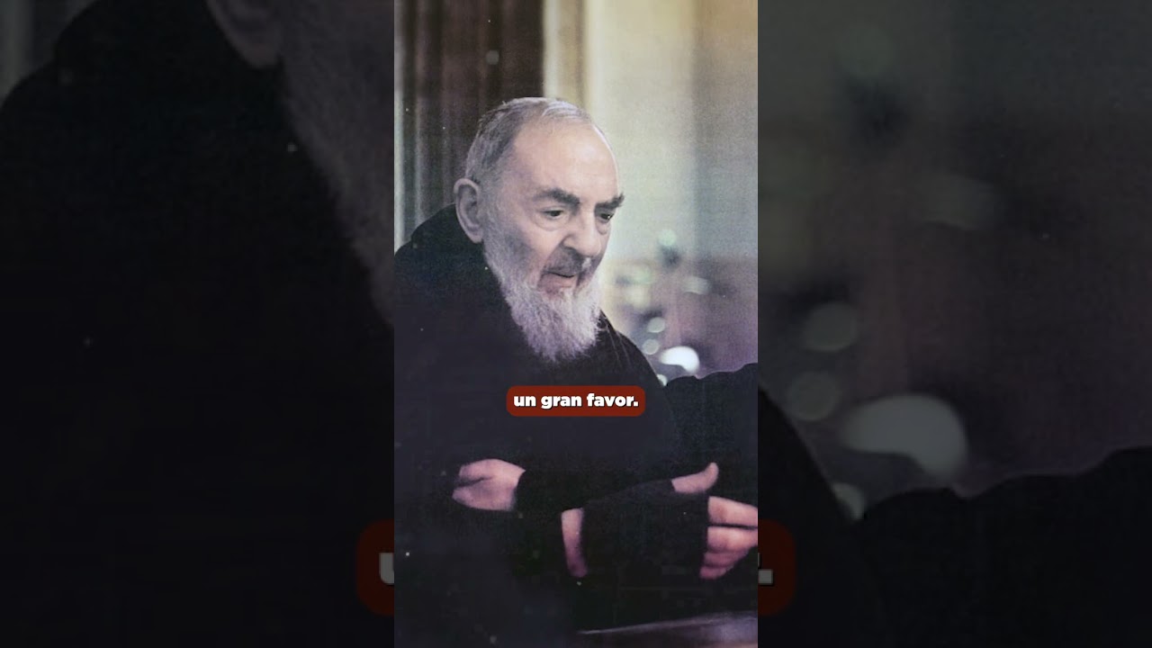 trato de resistirse a su vocacion pero gracias al padre pio ahora esta