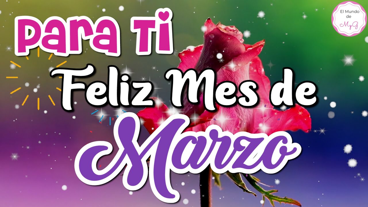 versos de bienvenida marzo
