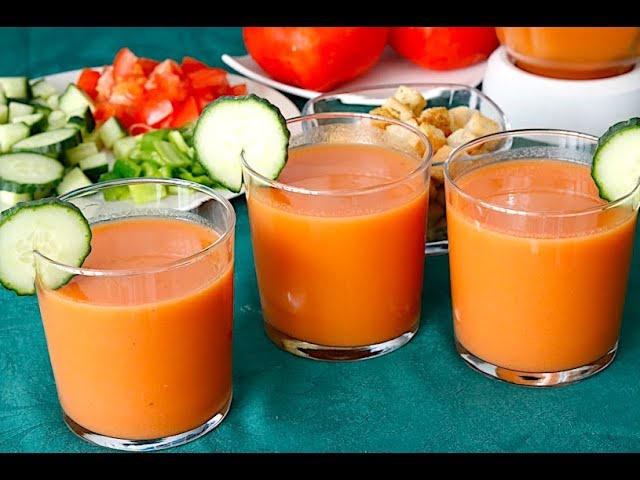 Como hacer gazpacho