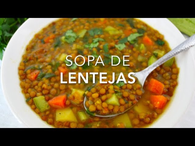 Como hacer lentejas con verduras