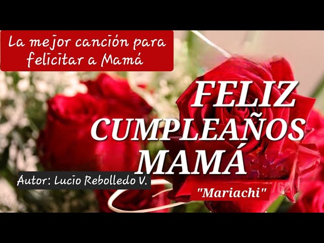 feliz cumpleaños mama