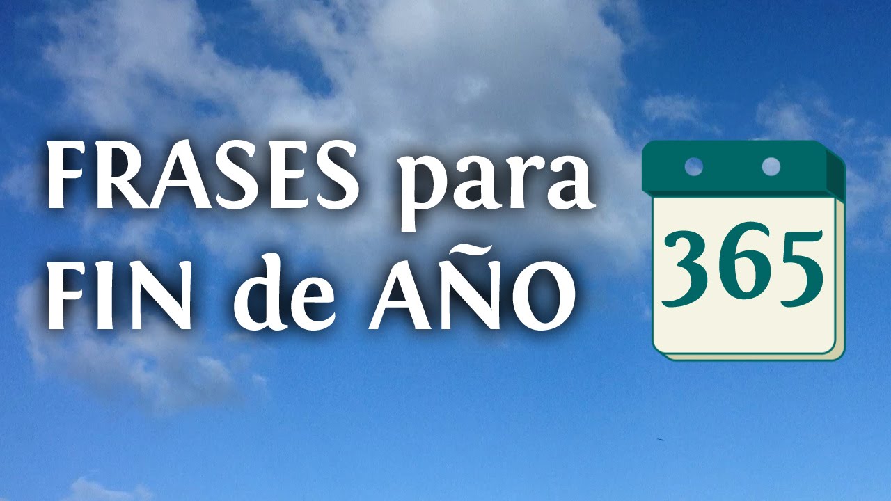 palabras de fin de ano